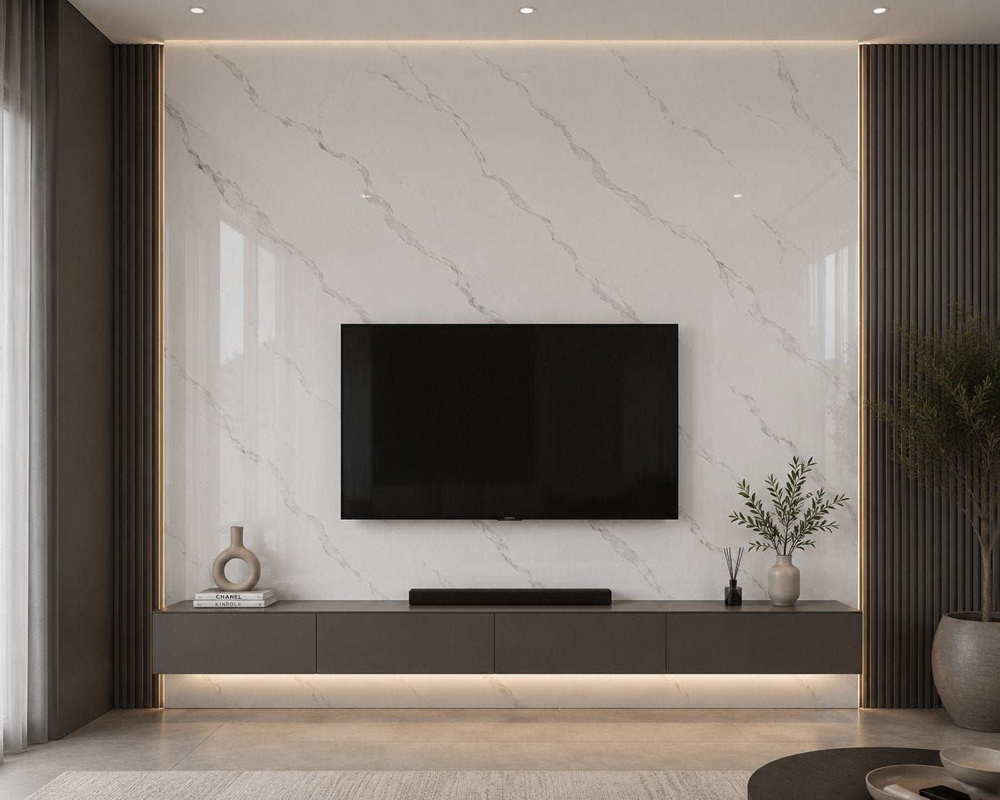 PVC Wandpanelen 270x122 cm, Ophalen of Verzenden, Nieuw, Vrijstaande haard, Houthaard