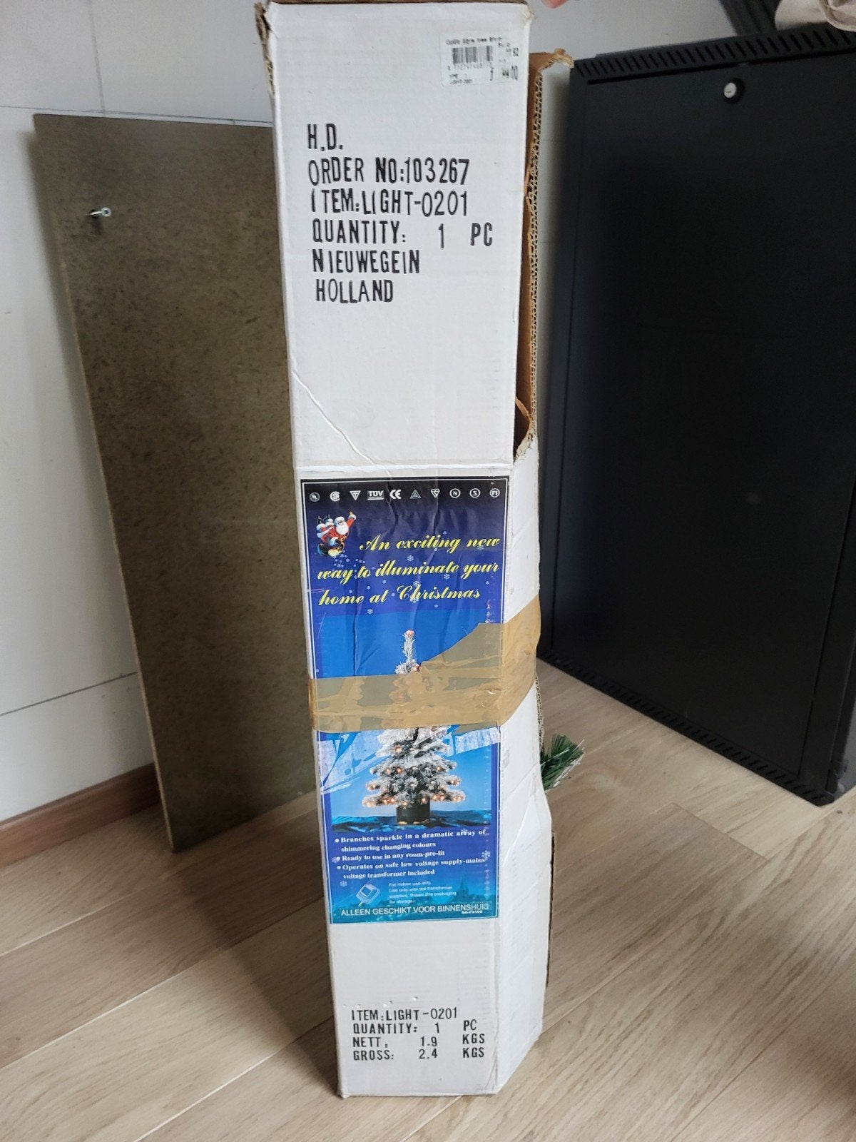 kunstkerstboom, Ophalen, Gebruikt