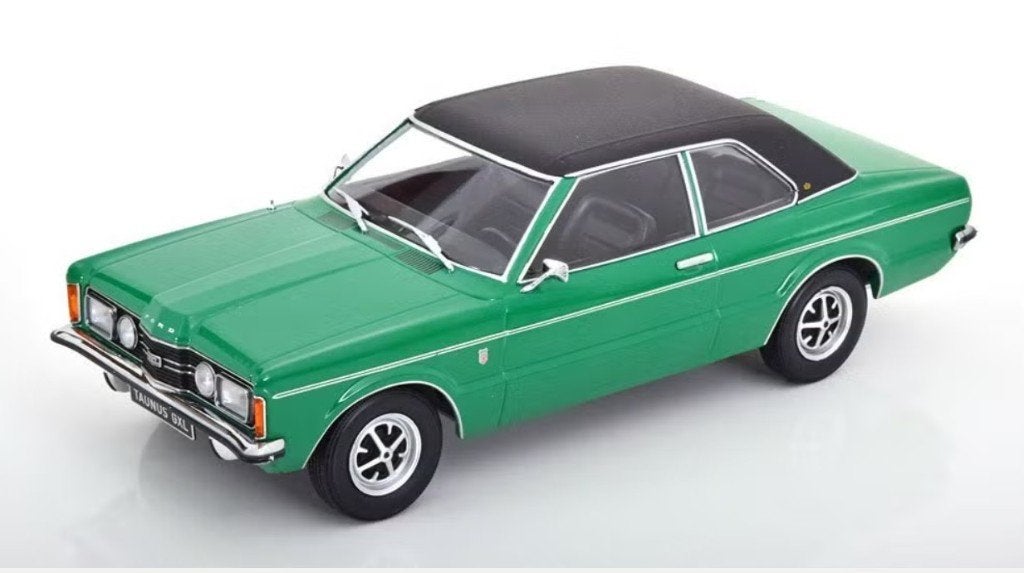 Ford Taunus GXL  -  1971  -  Groen met zwart vinyl dak, Ophalen of Verzenden, Nieuw, Auto, Overige merken