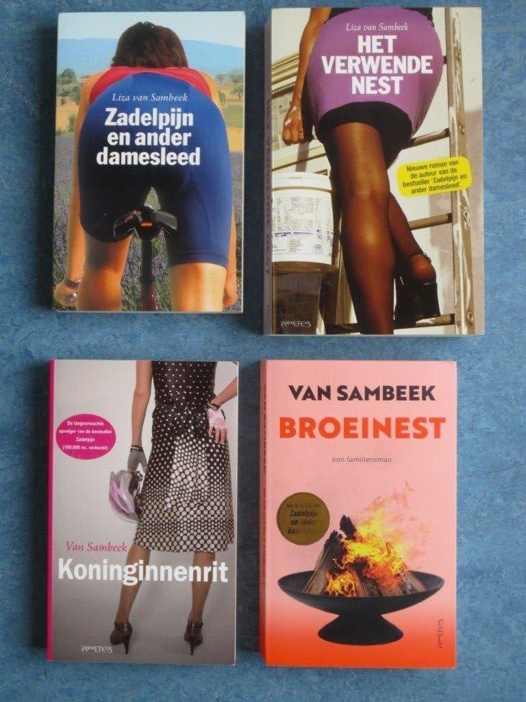 4x Liza Van Sambeek - Broeinest Zadelpijn Nest Koninginnerit, Ophalen of Verzenden, Gelezen, Liza van Sambeek