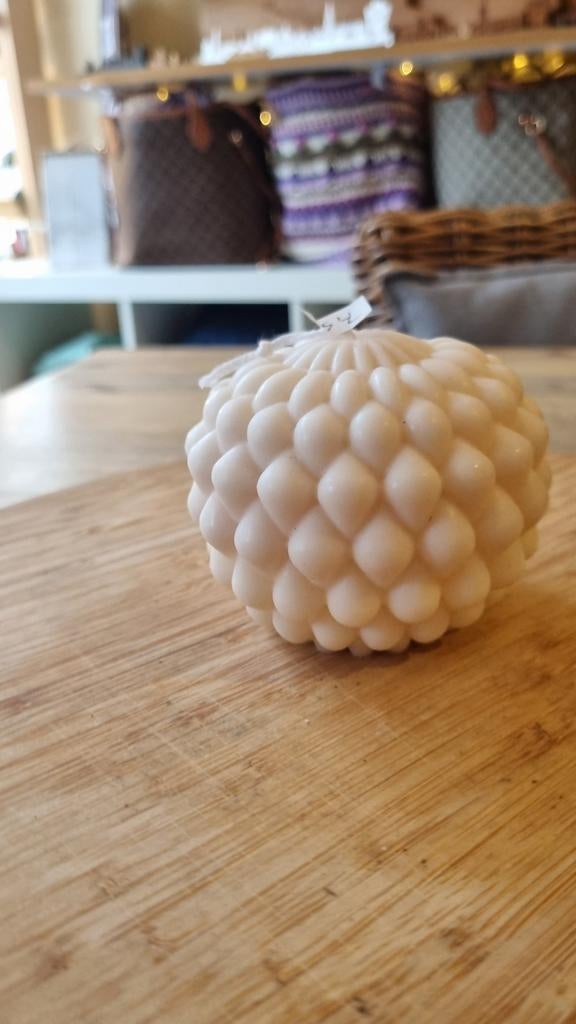 Paraffinevrije Kaars Granaatappel Geur, Huis en Inrichting, Woonaccessoires | Kandelaars en Kaarsen, Nieuw, Kaars, Minder dan 25 cm