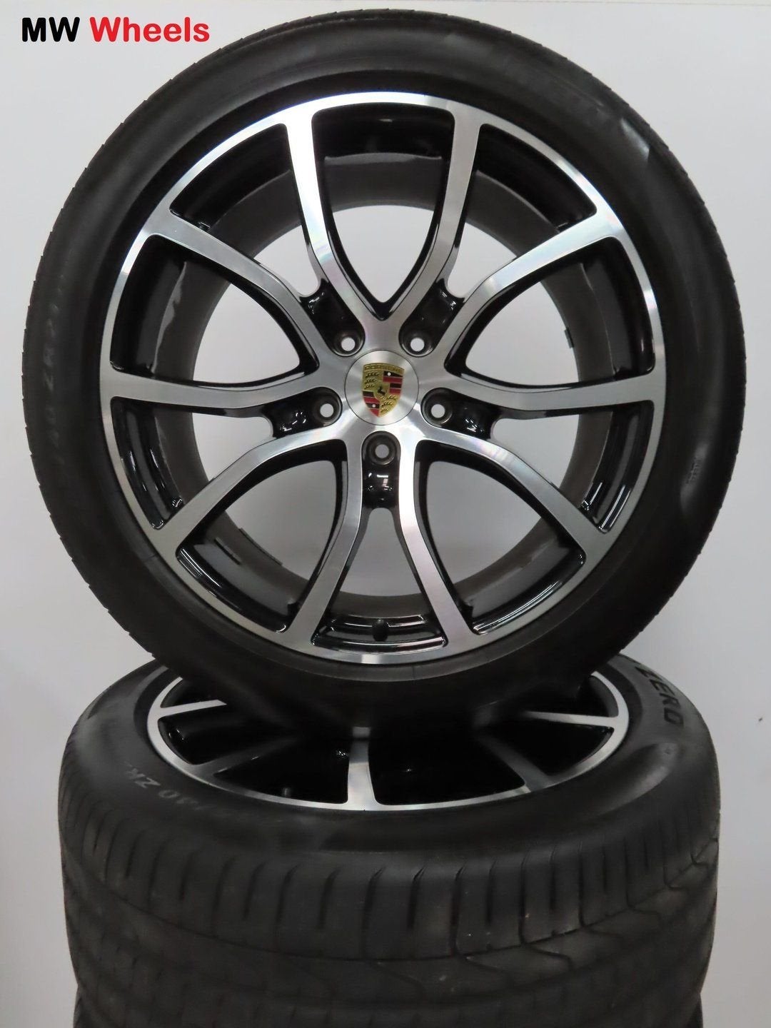 Porsche 21 inch Origineel velgen Cayenne E3 met zomerbanden, Gebruikt, -, 285 mm, -