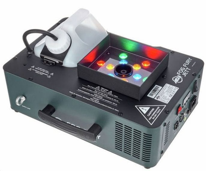 ADJ Fog Fury Jett - 2 keer gebruikt, Ophalen, Zo goed als nieuw, Rookmachine, Geluidgestuurd