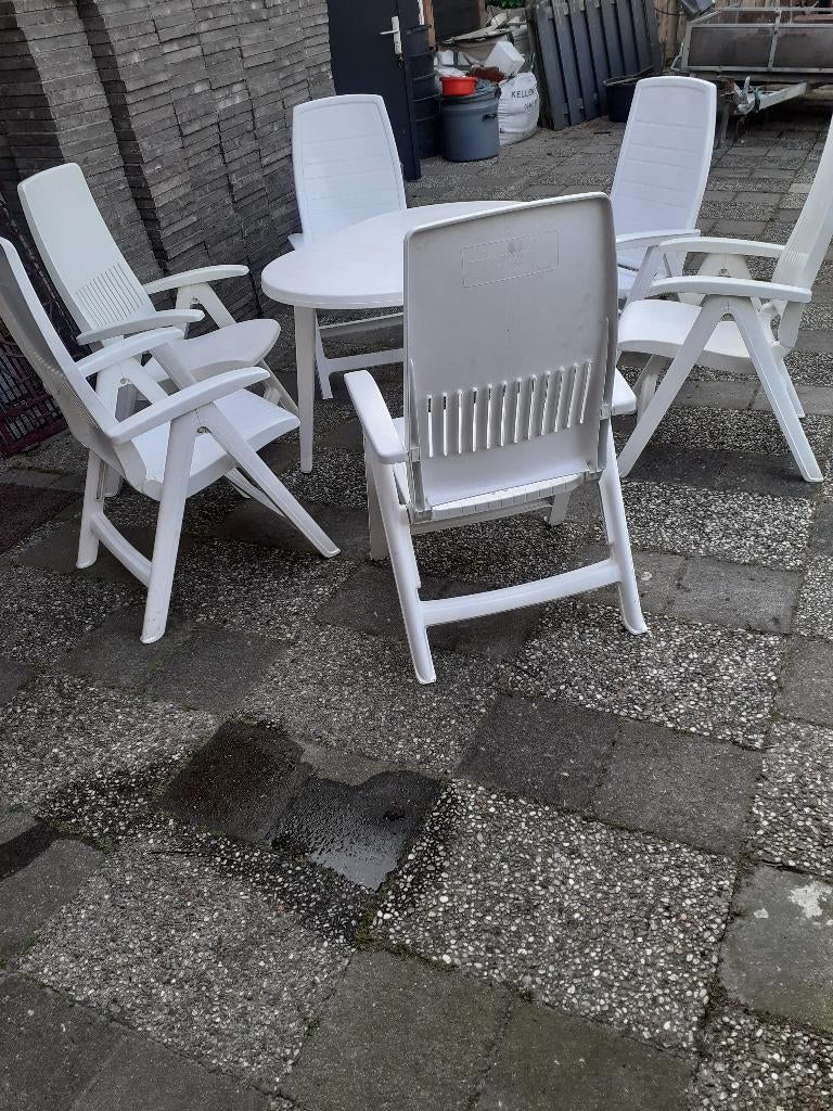 Tuintafels, Ophalen, Zo goed als nieuw, Rechthoekig, Kunststof