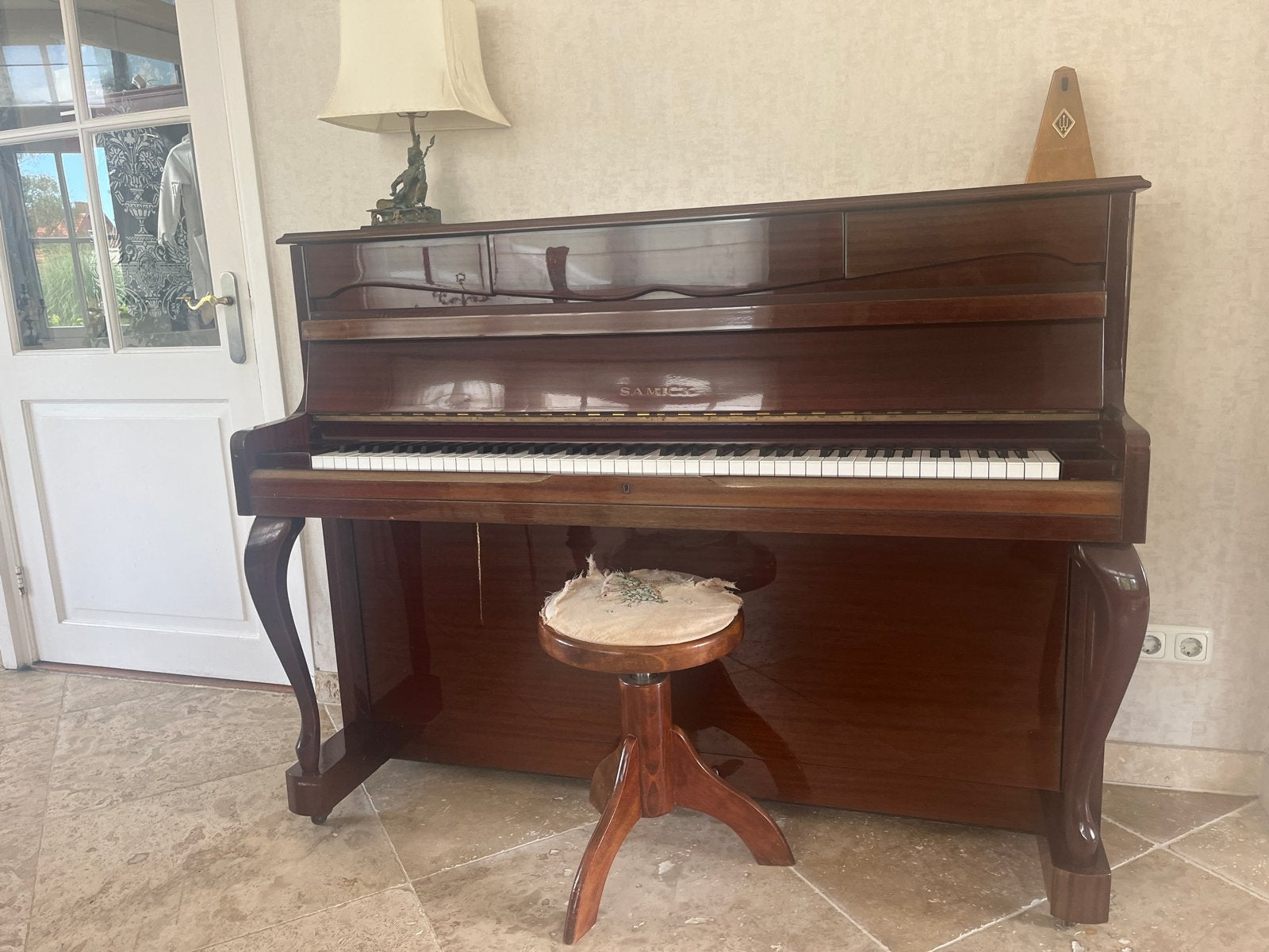 Samick Piano, Ophalen, Gebruikt, Bruin, Piano