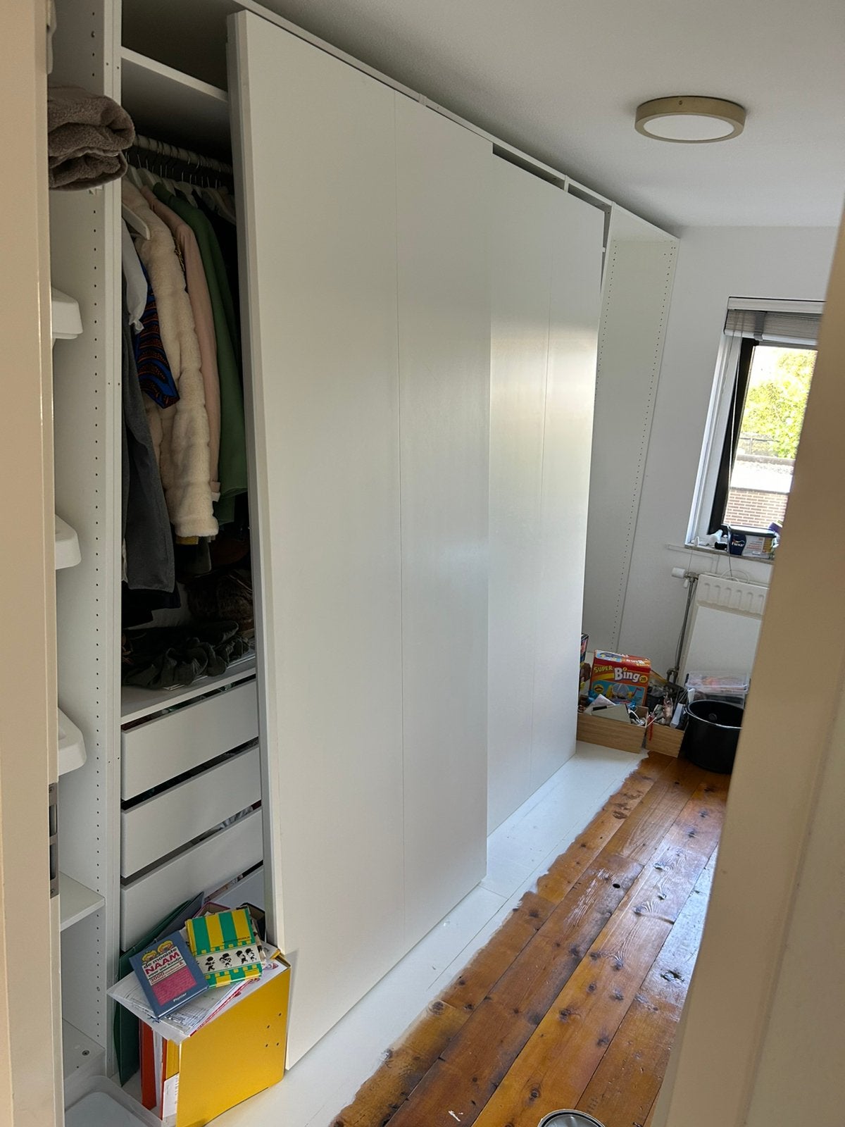IKEA Hasvik schuifdeur 200x236cm, Ophalen, 200 cm of meer, Zo goed als nieuw, 200 cm of meer