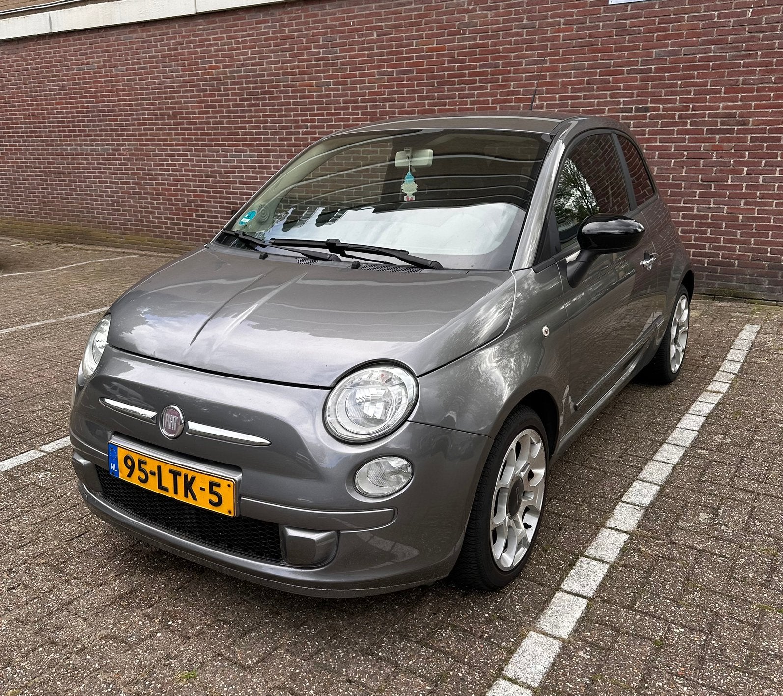 Fiat 500 1.2 2010 Grijs, Voorwielaandrijving, Euro 5, 1242 cc, 4 cilinders