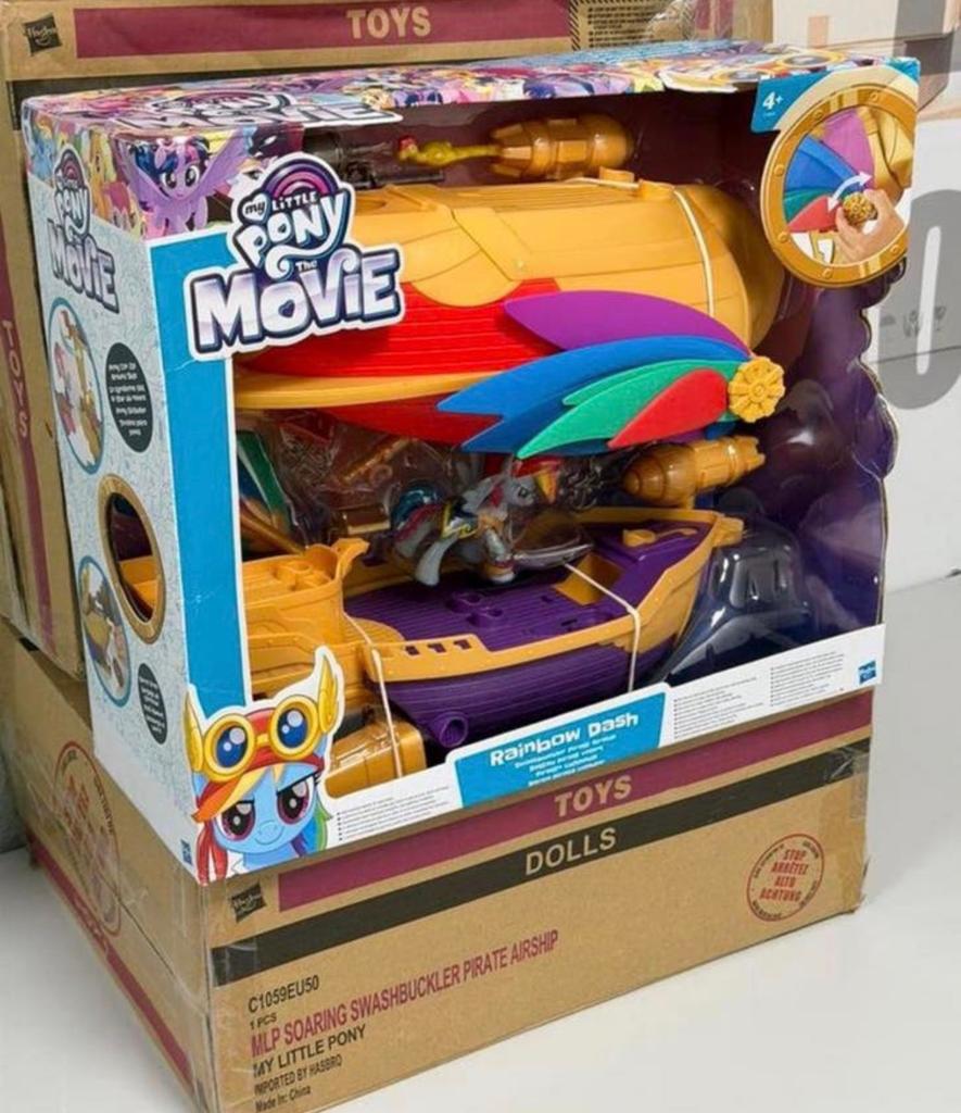 My Little Pony Rainbow Dash Piraten Luchtschip Guardians, Nieuw, Ophalen of Verzenden, H, H