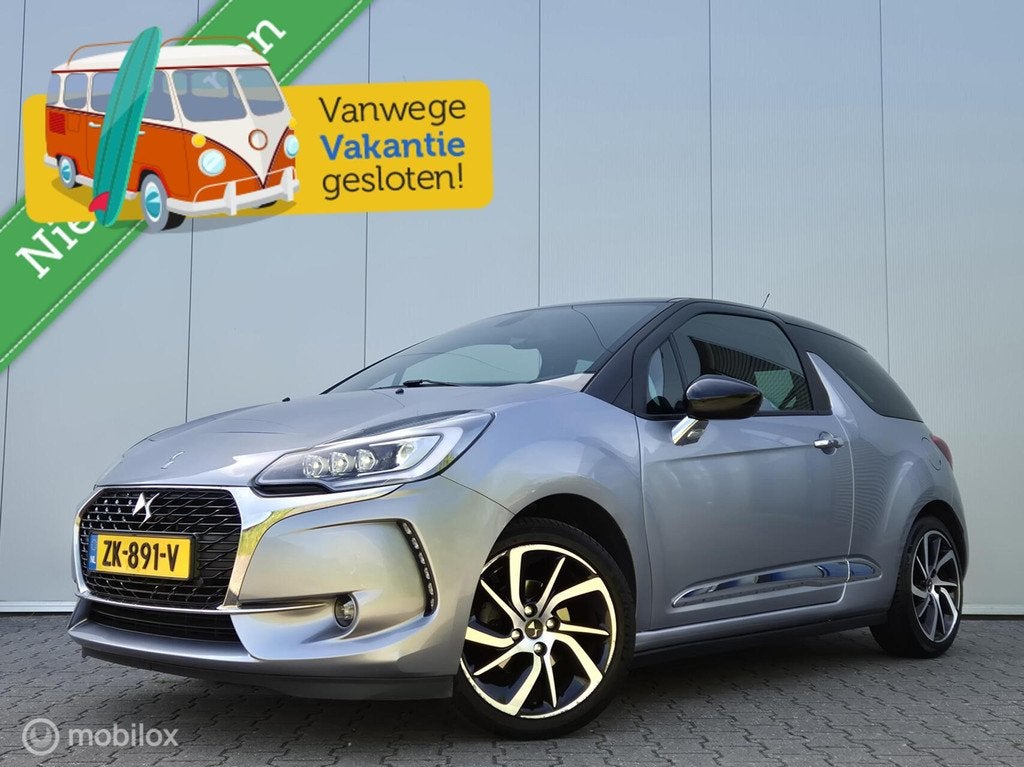 DS 3 1.2 PURETECH CONNECTED CHIC AUTOMAAT/LED/CAMERA/TREKHAA, Auto's, DS, Bedrijf, Te koop, DS 3, ABS, Achteruitrijcamera, Airbags