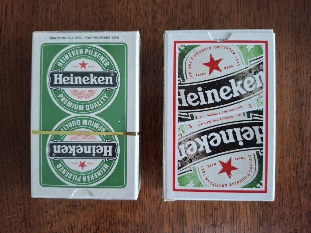 Heineken speelkaarten, Ophalen of Verzenden, Zo goed als nieuw, Overige typen, Heineken
