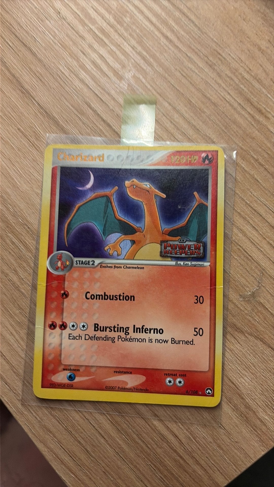 Charizard (Reverse Holo) #6 Pokemon Power Keepers, Ophalen, Zo goed als nieuw