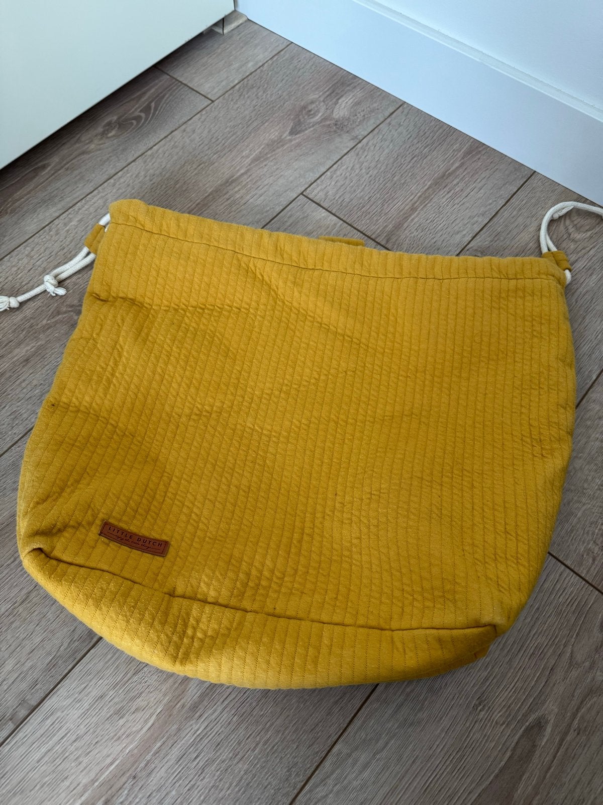 Little Dutch boxopbergzak boxzak speelgoed– pure ochre, Ophalen of Verzenden, Zo goed als nieuw