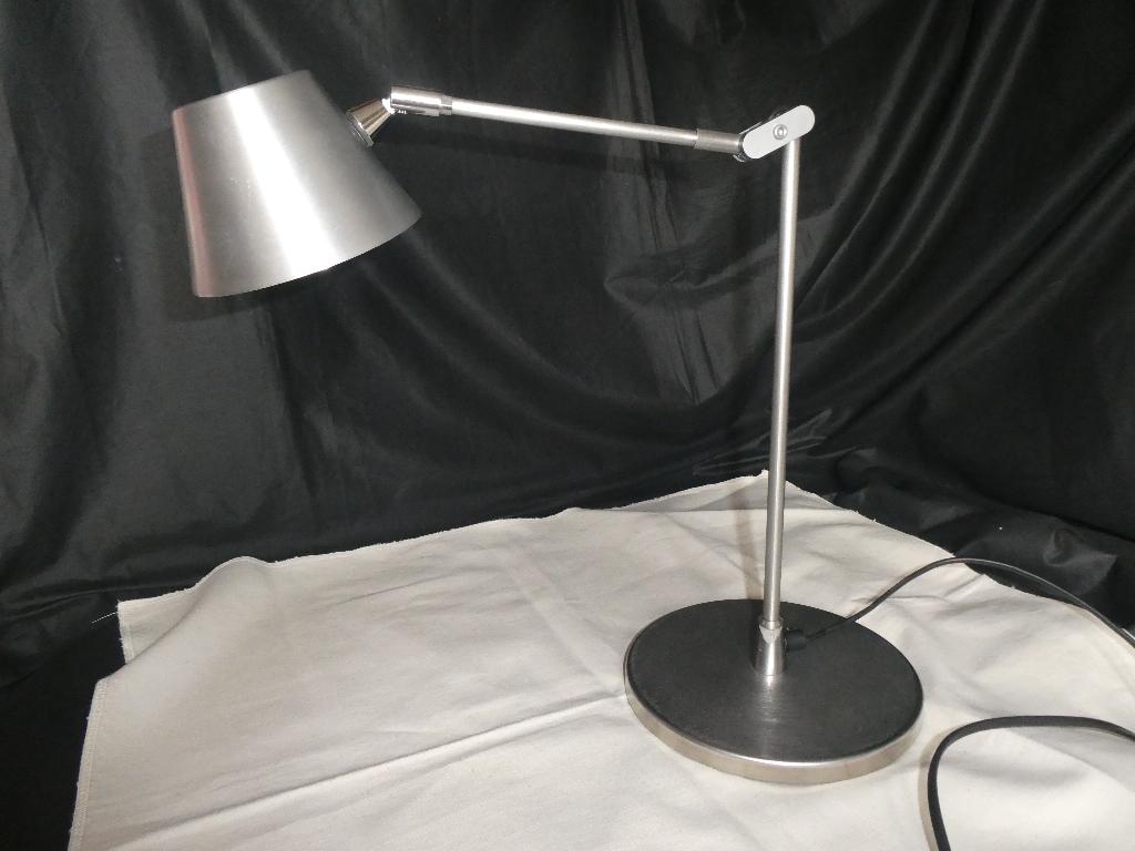 Vintage Tafellamp rvs Italiaans Modern, Gebruikt, Metaal, Minder dan 50 cm, Design Italiaans modern
