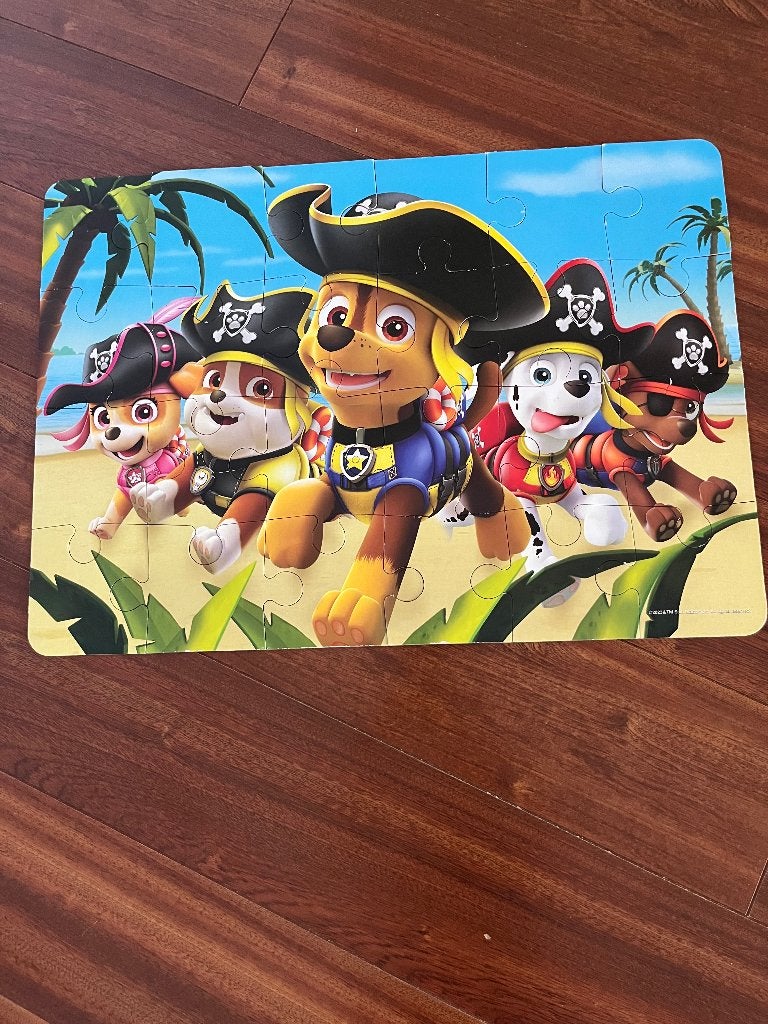 Paw Patrol Kinderpuzzle, Kinderen en Baby's, Speelgoed | Kinderpuzzels, Ophalen of Verzenden, 10 tot 50 stukjes, Zo goed als nieuw