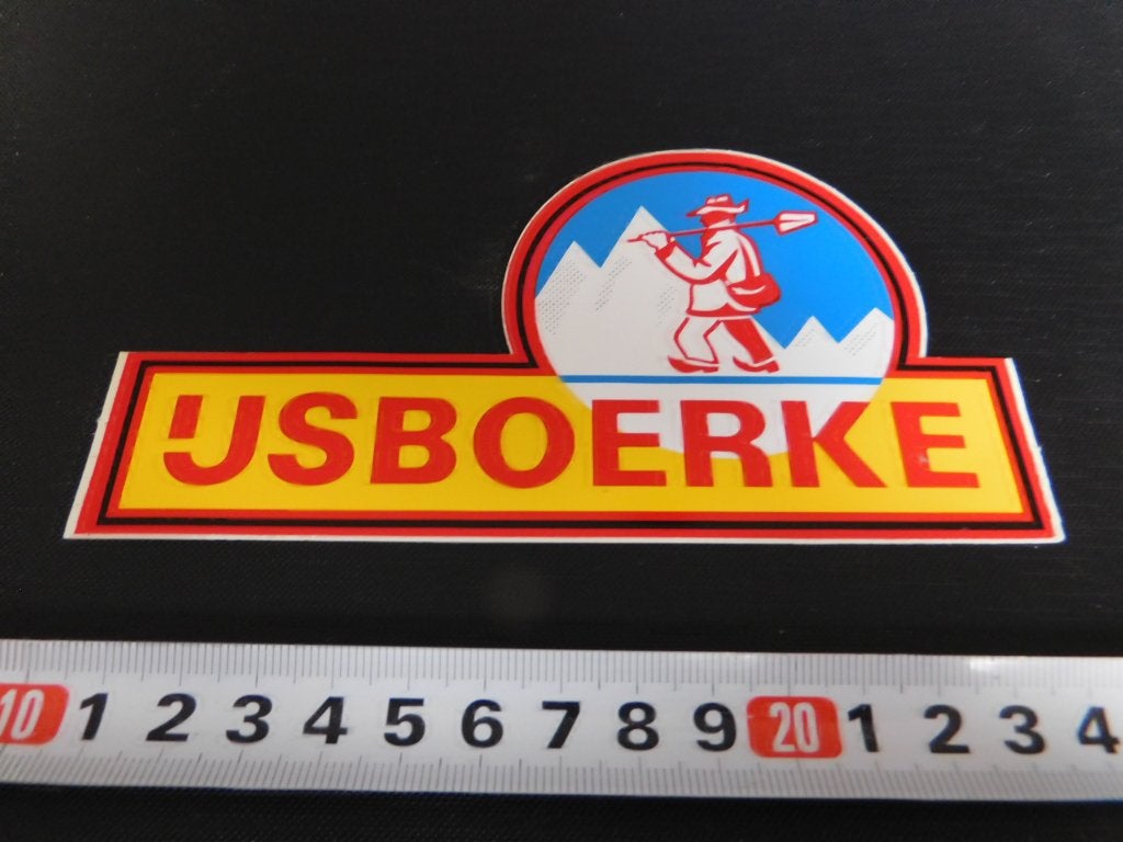 sticker logo IJSBOERKE, Ophalen, Zo goed als nieuw