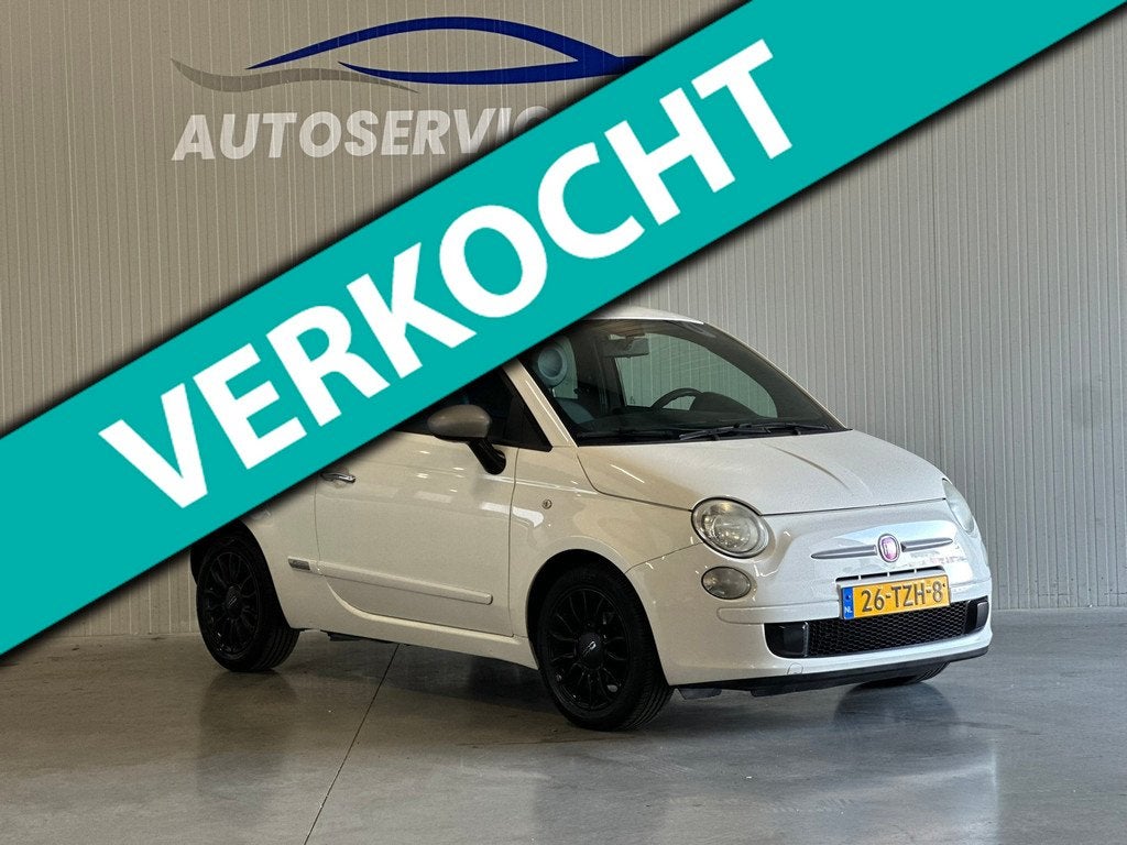 Fiat 500 0.9 TwinAir White | Nieuwe APK | CARPLAY (Apple/And, Auto's, Fiat, Voorwielaandrijving, Euro 5, 86 pk, Gebruikt