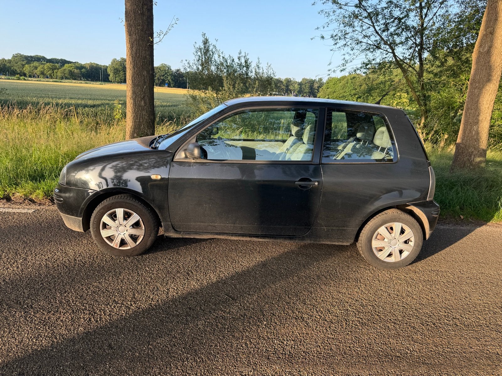 Seat Arosa 1.4 44KW 2001 Zwart, Auto's, Seat, Voorwielaandrijving, 450 kg, 31 €/maand, 4 stoelen