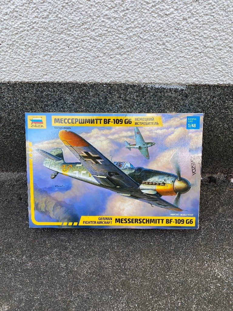 Zvezda Messerschmitt BF-109 G6 1/48, Overige merken, Nieuw, Ophalen of Verzenden, Groter dan 1:72