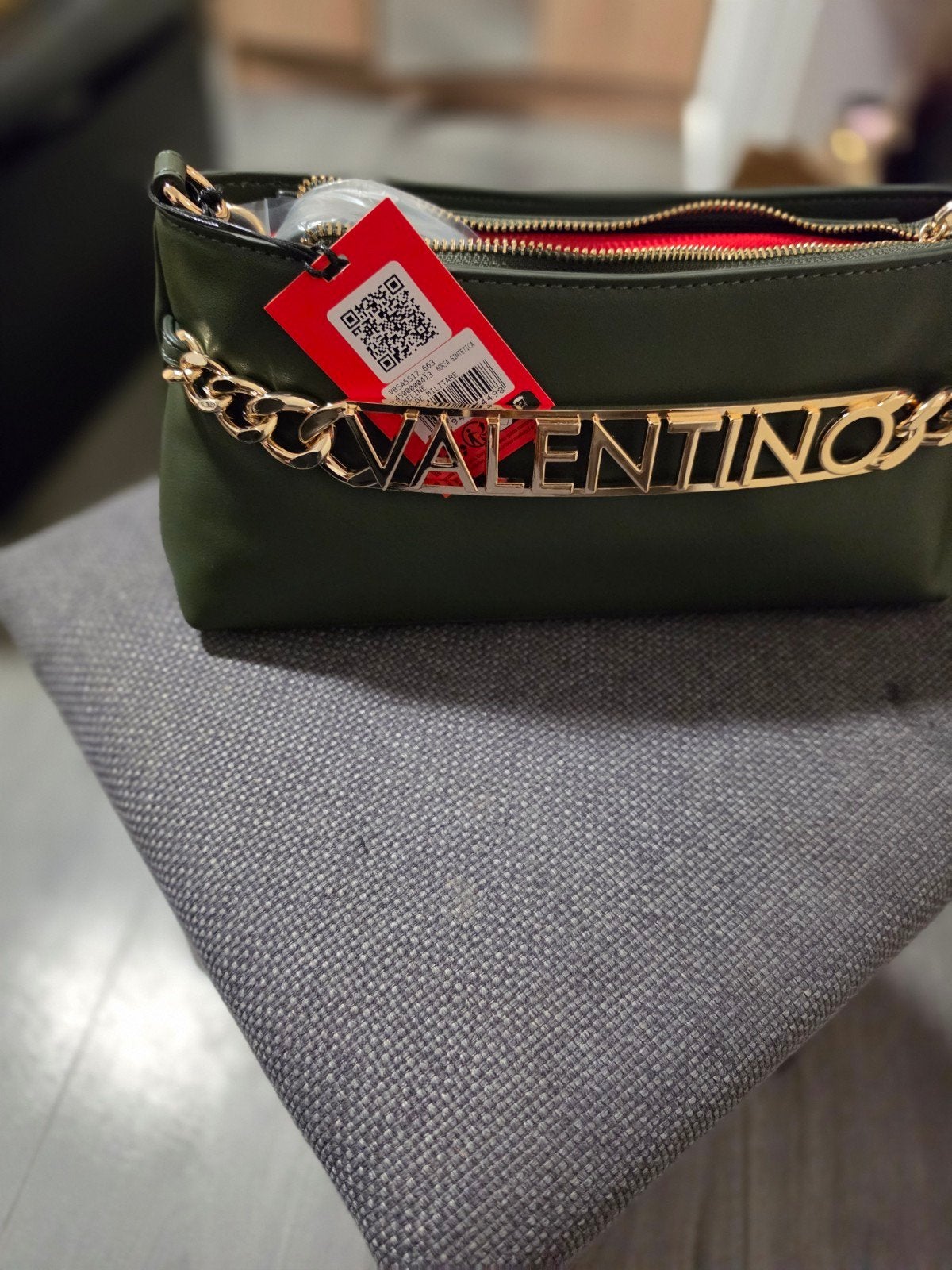 Nieuwe Valentino Bags Eveline Handtas - Verde Militare, Ophalen of Verzenden, Nieuw, Groen, Handtas