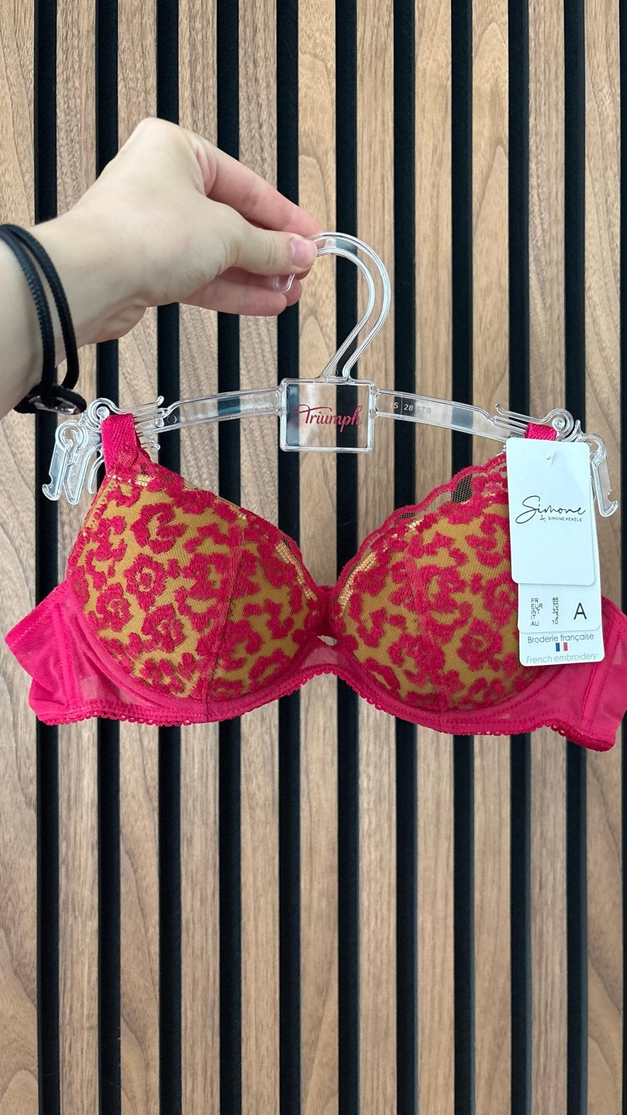 SALE!!! Simone Perele BH 70A - Franse borduurdetails, Verzenden, Roze, BH