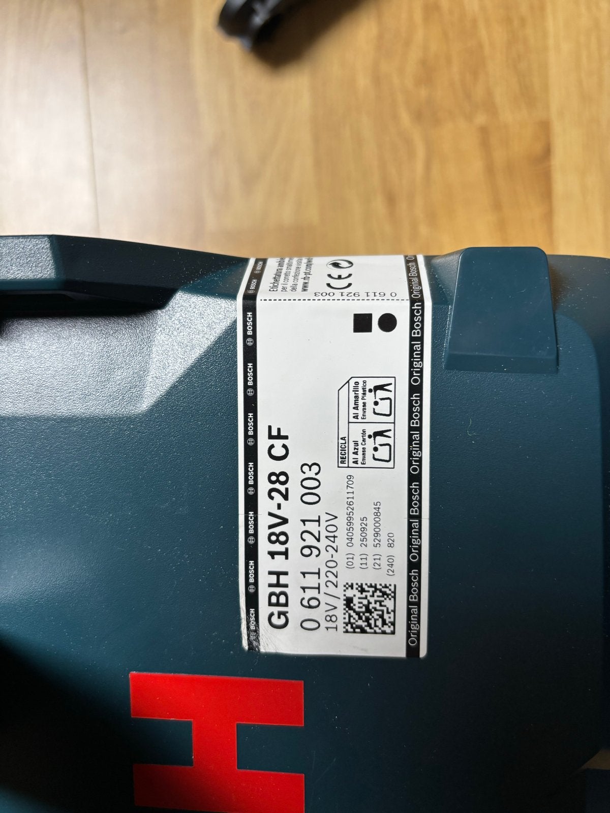Bosch GBH 18V-28 CF Accu Boorhamer met 2x ProCORE18V Accu, Ophalen, 600 watt of meer, Boor- en/of Breekhamer, Nieuw