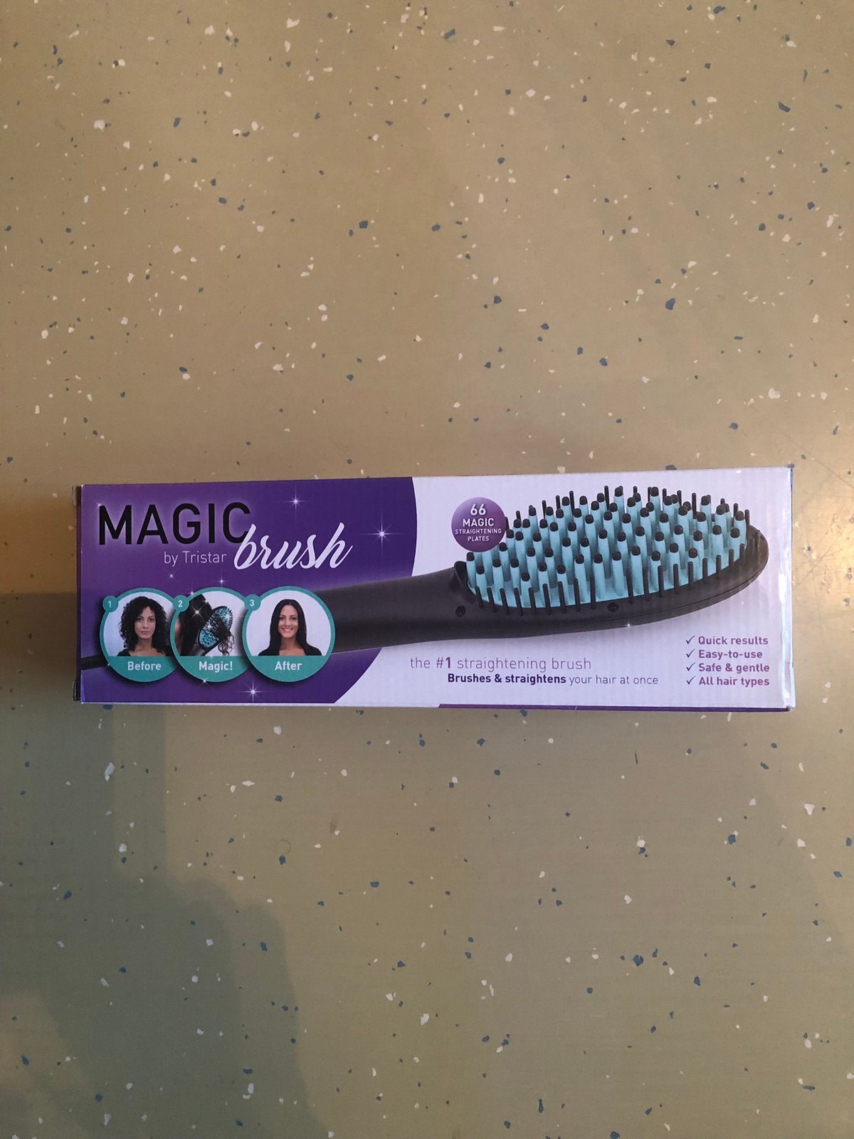 Elektrische haarbostel nieuw in doos €12,-, Ophalen of Verzenden, Nieuw, Kam of Borstel
