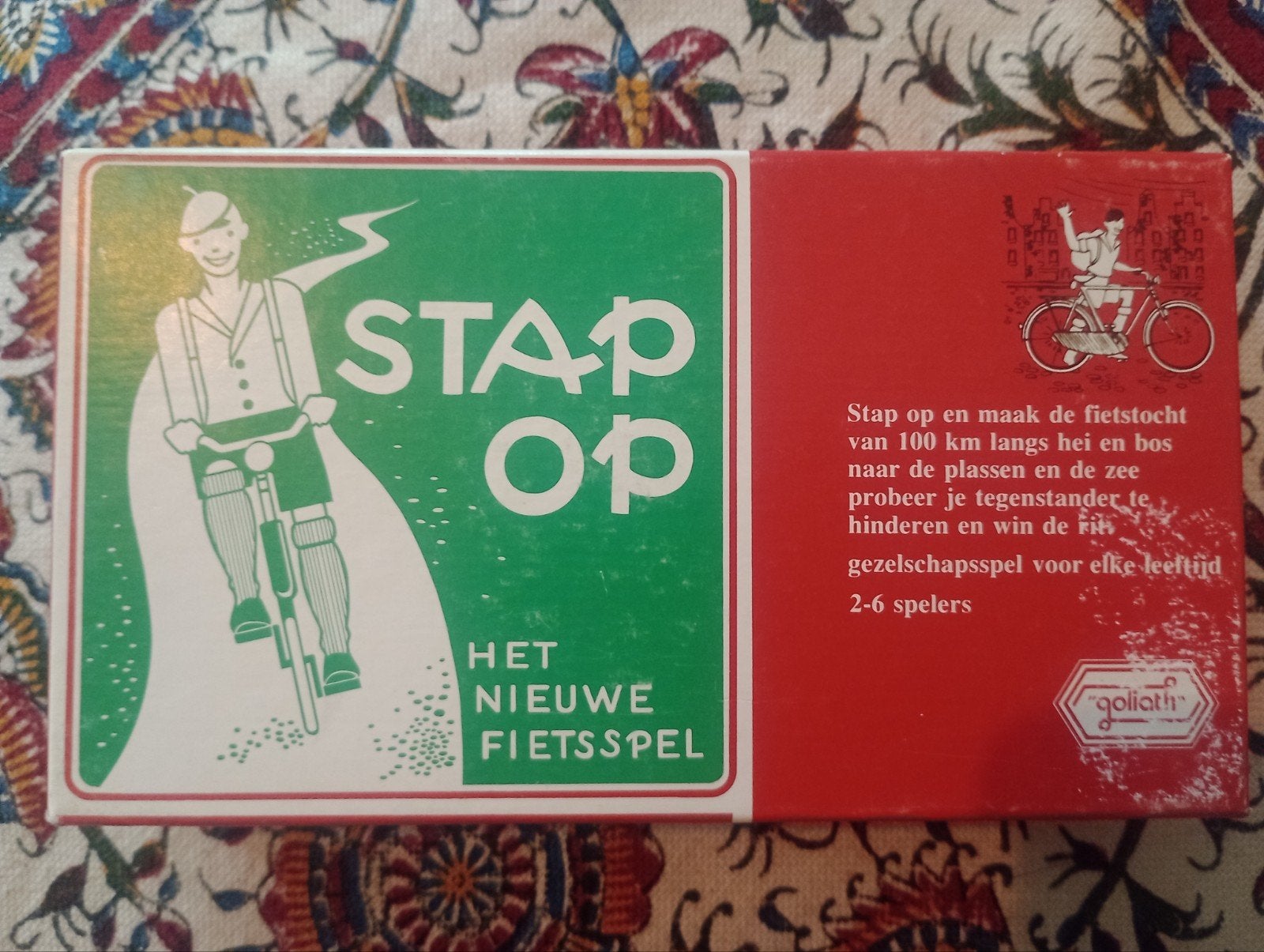 Stap Op: Het Nieuwe Fietsspel - Gezellig gezelschapsspel, Drie of vier spelers, Ophalen of Verzenden, Gebruikt, Goliath