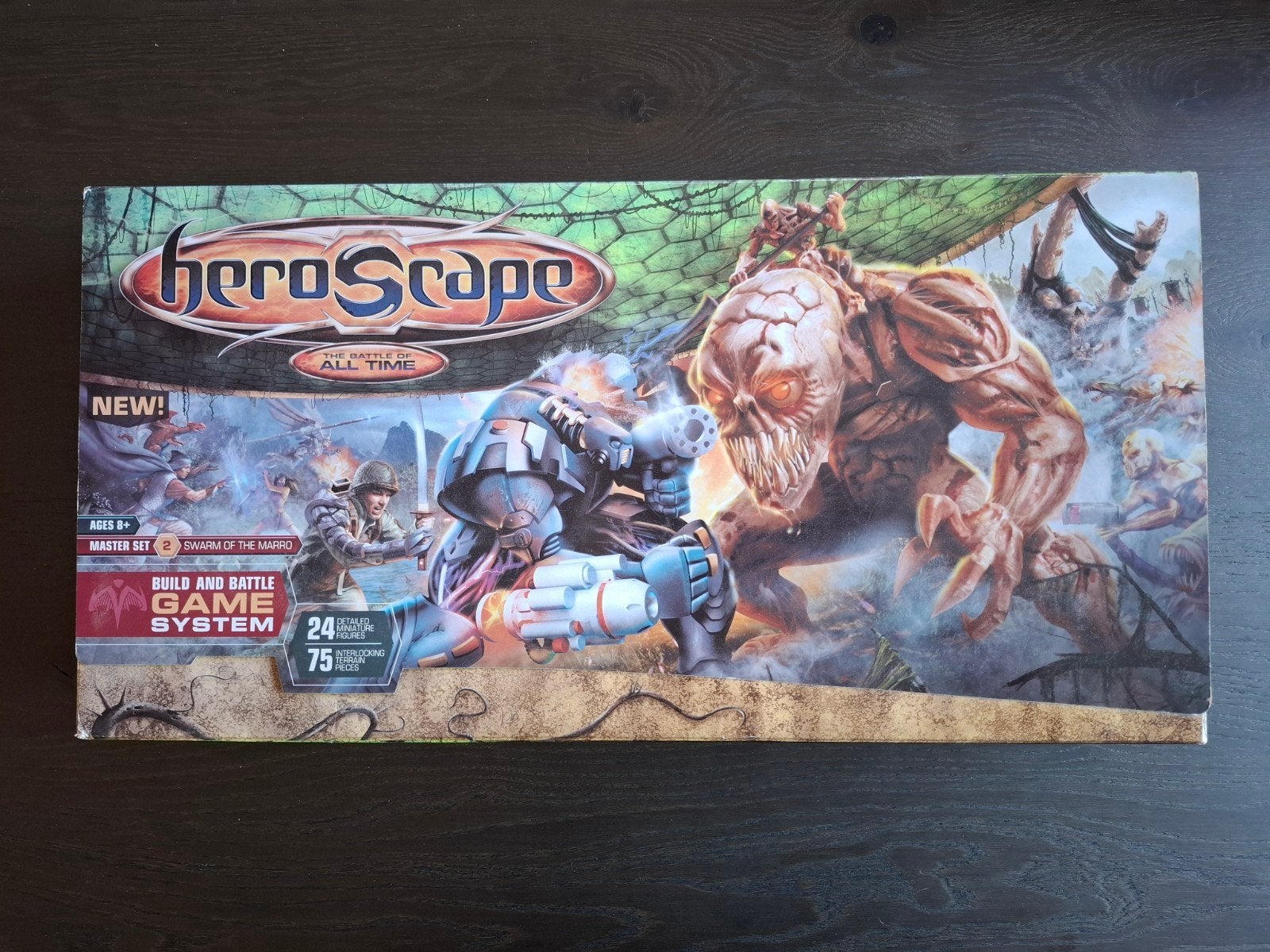 Heroscape Master Set 2 Swarm of the Marro 100% Compleet, Een of twee spelers, Ophalen of Verzenden, Zo goed als nieuw, HASBRO