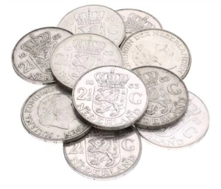 Drie stuks Zilveren Rijksdaalders 1960, Postzegels en Munten, Munten | Nederland, Koningin Juliana, Setje, Zilver, Ophalen of Verzenden