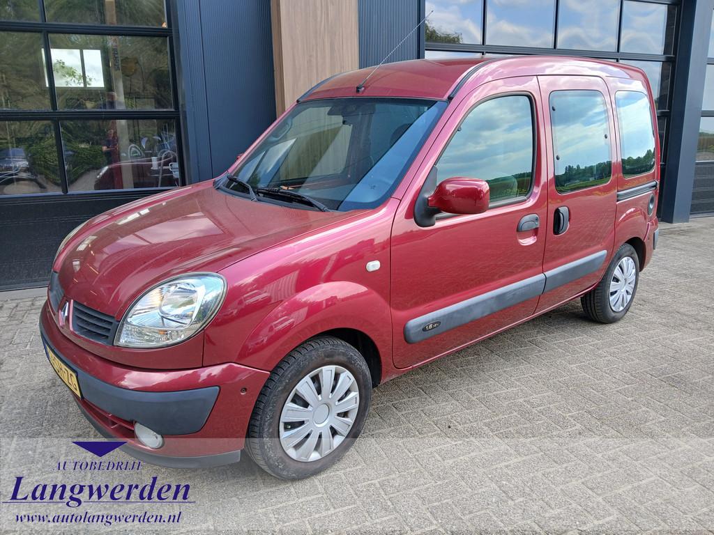 Renault Kangoo 1.6-16V Privilège / Hemel dakvakken / trekha, Gebruikt, Metallic lak, 4 cilinders, 49 €/maand