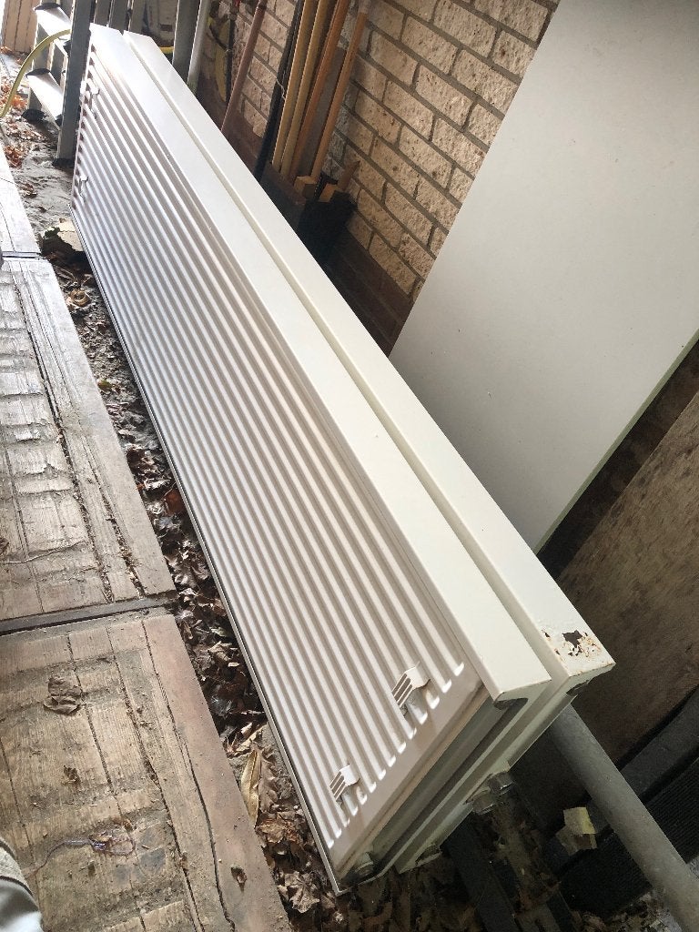 2 VASCO verticale radiator compleet, Ophalen, Radiator, Minder dan 60 cm, 80 cm of meer