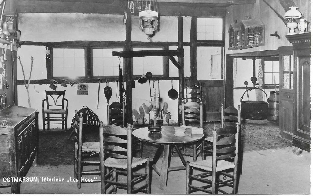Ootmarsum- -Interieur "Los Hoes"., Verzamelen, Ophalen of Verzenden, 1960 tot 1980, Ongelopen, Overijssel