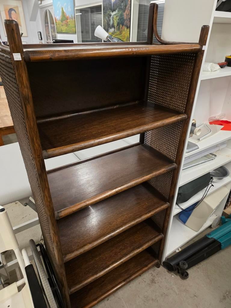 Retro boekenkast- Hoogte 182cm Breedte 80cm Diepte 36cm, Huis en Inrichting, Kasten | Boekenkasten, 50 tot 100 cm, Minder dan 100 cm