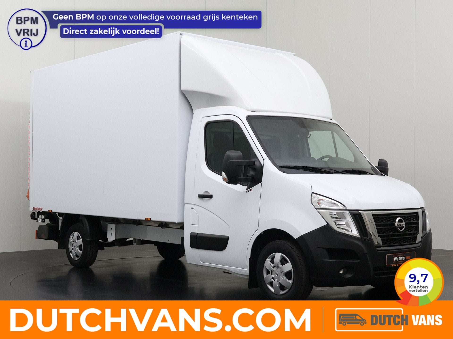 Nissan Interstar 3.5DCi 165PK Bakwagen+Laadklep | Dakspoiler, 2500 cc, Stof, Gebruikt, Multifunctioneel stuurwiel