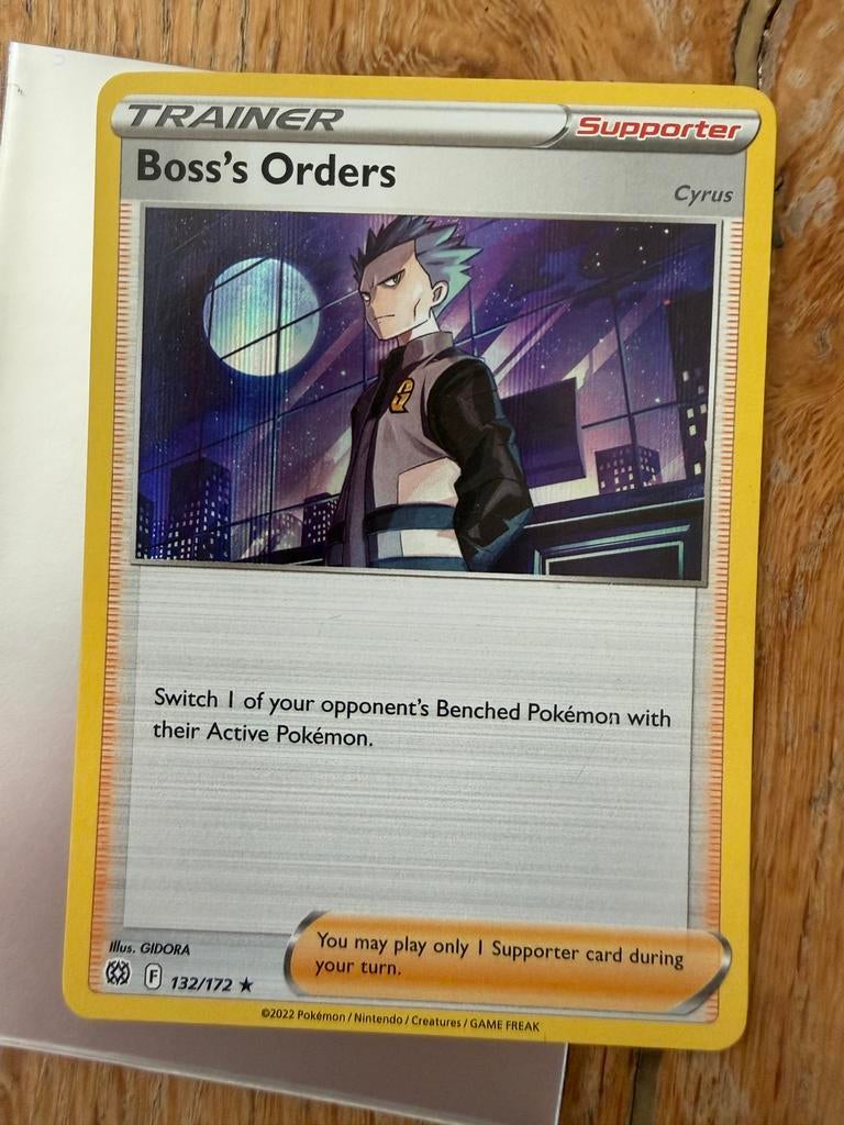 Trainer Boss’s Orders 132/172, Ophalen of Verzenden, Nieuw, Losse kaart