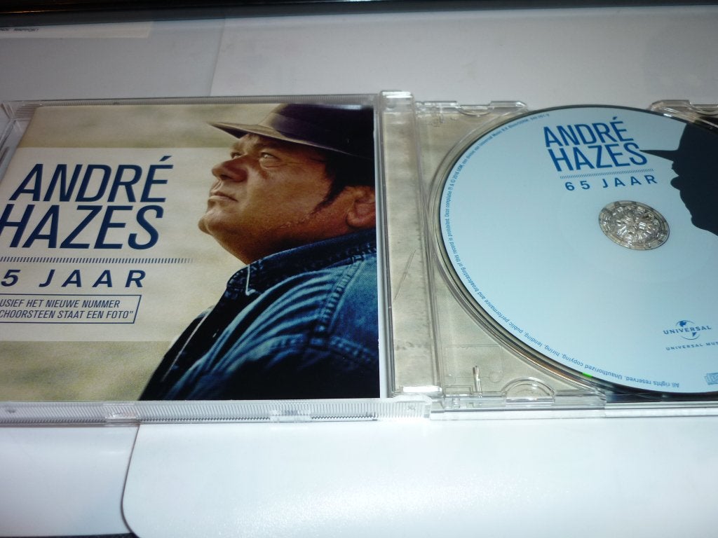 André Hazes - 65 Jaar CD, Ophalen of Verzenden, Zo goed als nieuw, Levenslied of Smartlap, Inclusief doosje