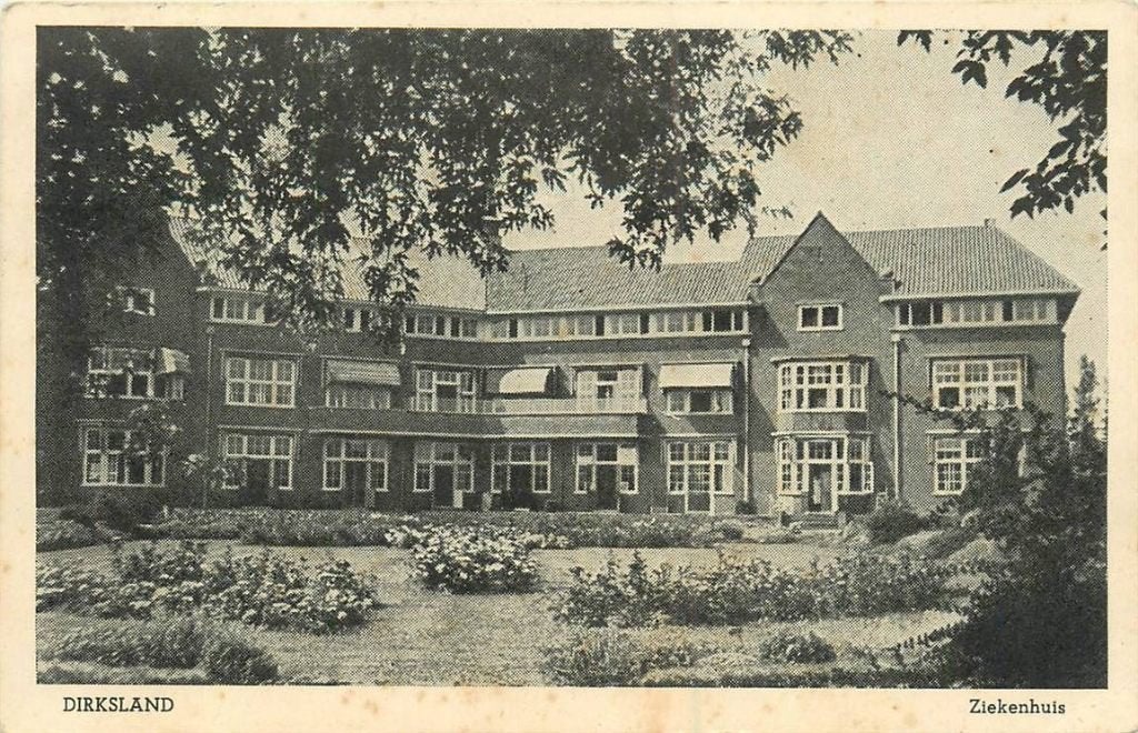 388-523-005 Dirksland Ziekenhuis, Verzamelen, Verzenden, Voor 1920, Zuid-Holland
