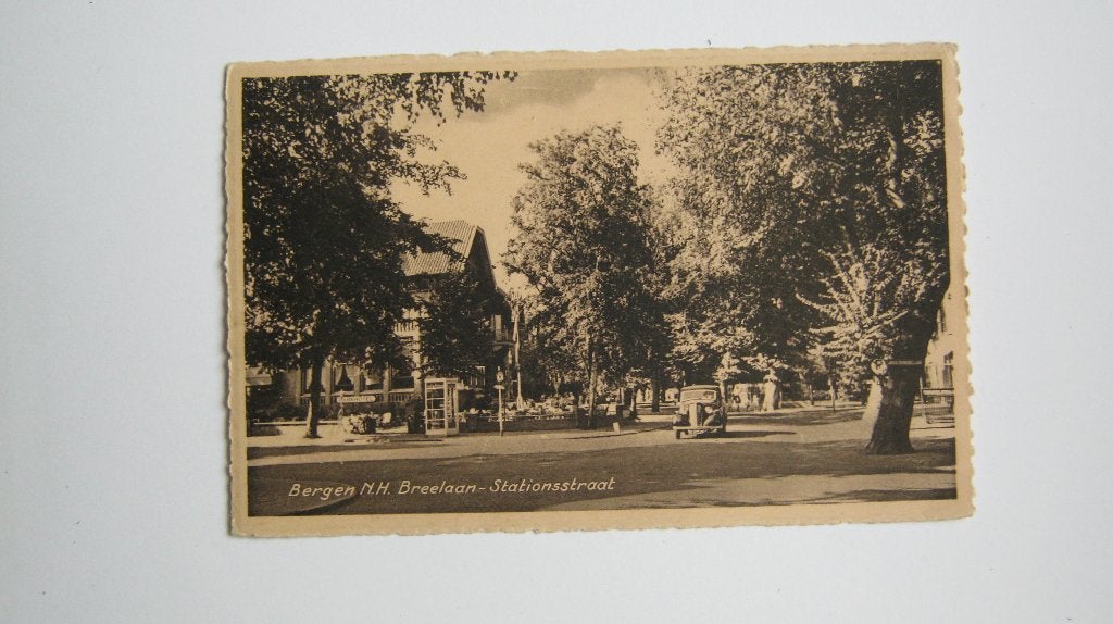 Ansichtkaarten Nederland, TC 7-11 Bergen NH , Breelaan 1953, Verzenden, 1940 tot 1960, Gelopen, Noord-Holland
