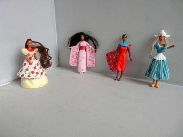 Barbie 1994 # Dolls of the world (4x), Kinderen en Baby's, Speelgoed | Poppen, Ophalen of Verzenden, Zo goed als nieuw, Barbie