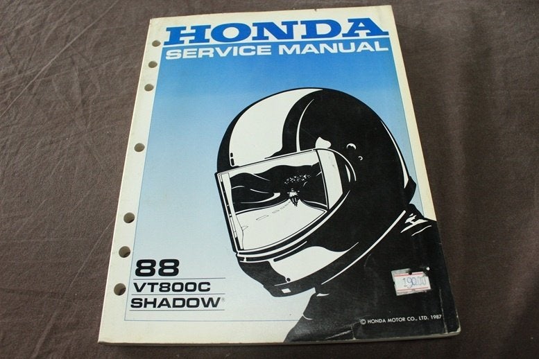 Honda VT800 C Shadow 1988 motorcycle service manual, Motoren, Ophalen of Verzenden, Honda