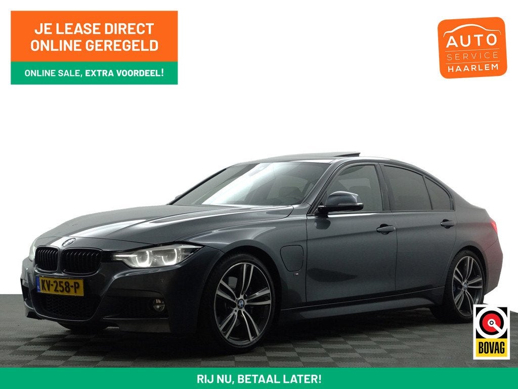 BMW 3-serie 330e M Performance Aut- Schuifdak, Harman Kardon, Auto's, BMW, Automaat, 1998 cc, Achterwielaandrijving, Gebruikt