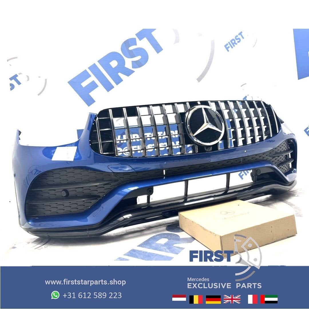 W253 GLC AMG FACELIFT VOORBUMPER Mercedes 2018-2022 BUMPER B, Gebruikt, -, Voor, Ophalen of Verzenden