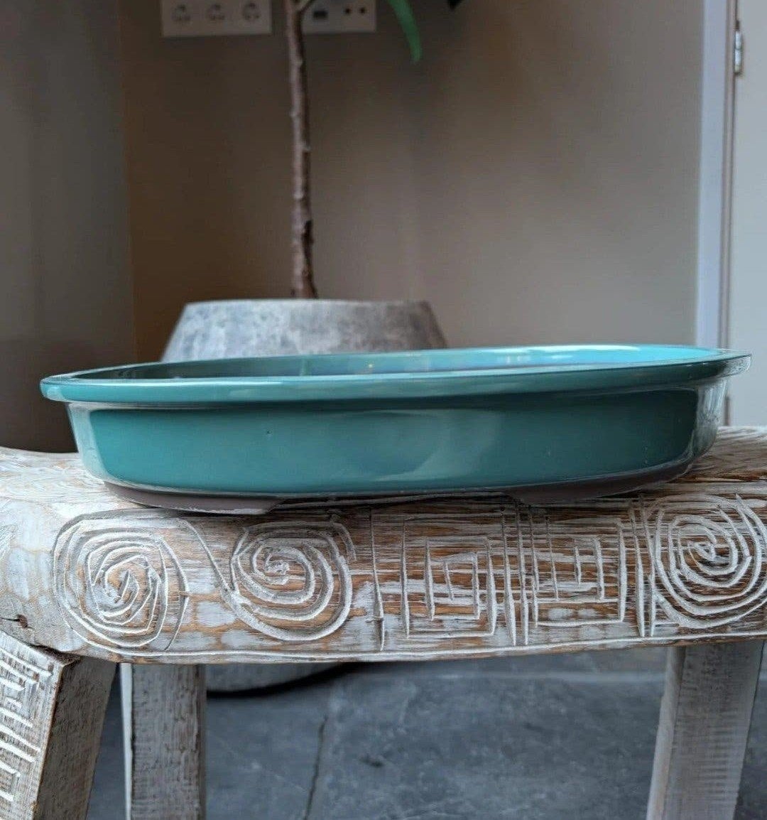 Bonsai pot 37 x 29.5 x 6, Steen, ., Ophalen of Verzenden, .