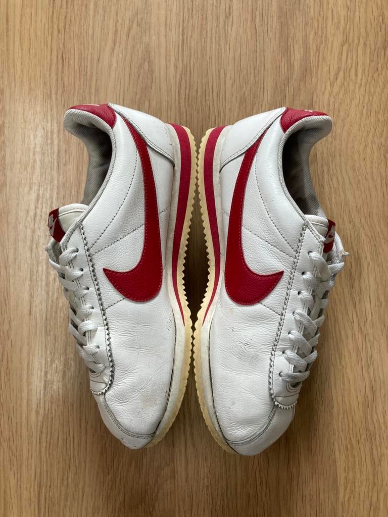 Nike Cortez - 43 - Wit - Rood, Wit, Nike, Ophalen of Verzenden, Sneakers of Gympen