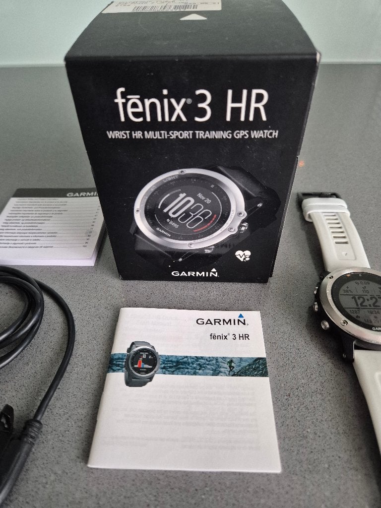 Garmin Fenix 3 HR - 51 mm, Gebruikt, Zwart, Ophalen of Verzenden, Waterdicht