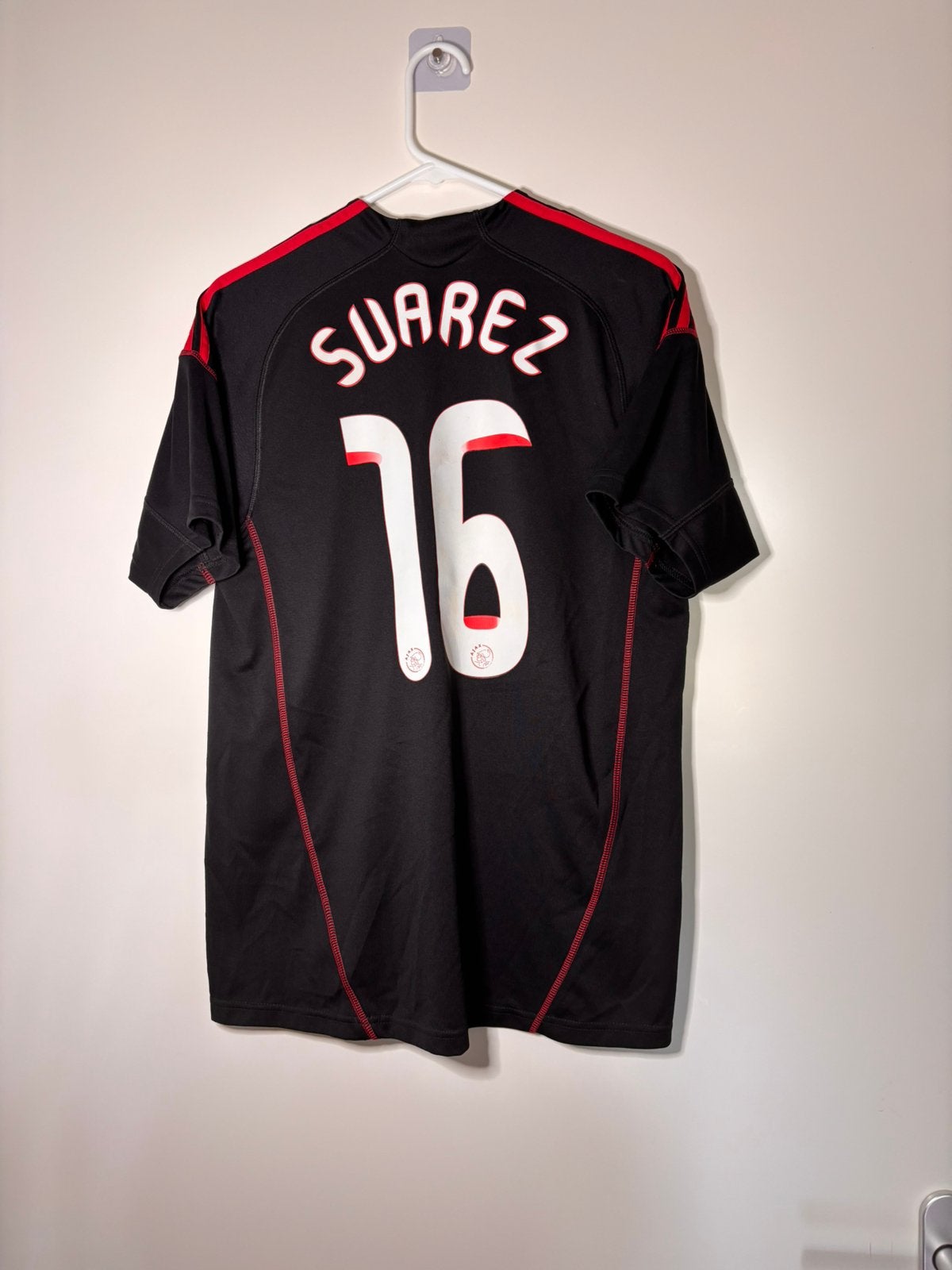 Ajax Amsterdam 2009/2010 Luis Suarez #16 Adidas Away S, Maat S, Verzenden, Zo goed als nieuw, Shirt