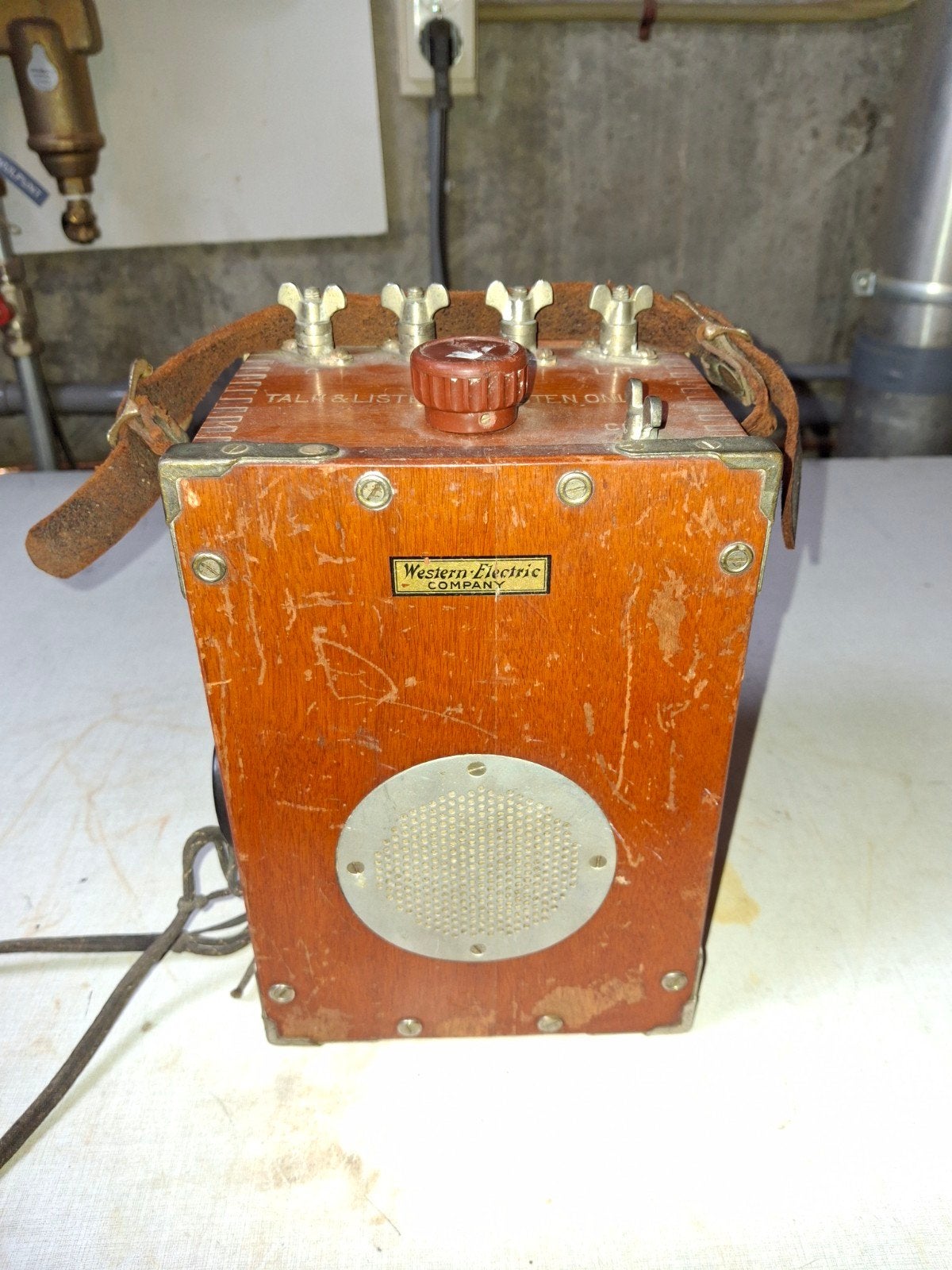 Antieke Western Electric No. 17 veldtelefoon(ca. 1915), Ophalen of Verzenden, Landmacht, Amerika