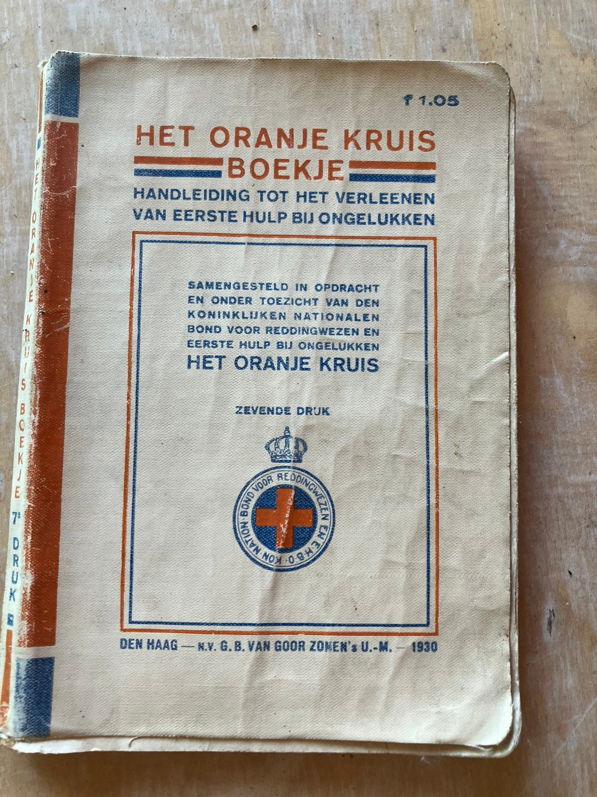 Het oranje Kruis boekje 1930, Antiek en Kunst, Ophalen of Verzenden