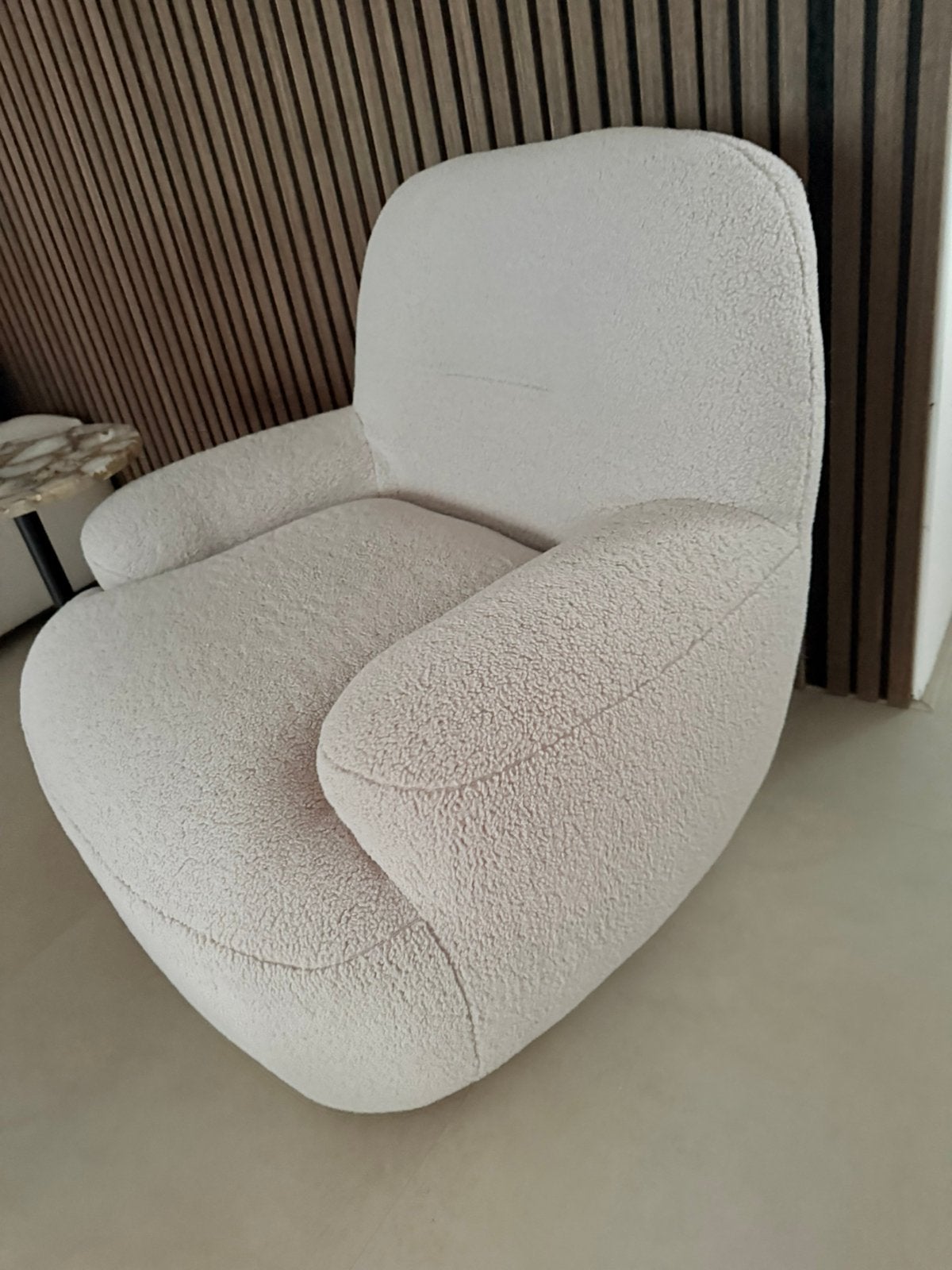 SitS teddy fauteuil, Huis en Inrichting, Banken | Sofa's en Chaises Longues, Ophalen, Eenpersoons, 75 tot 100 cm, Zo goed als nieuw