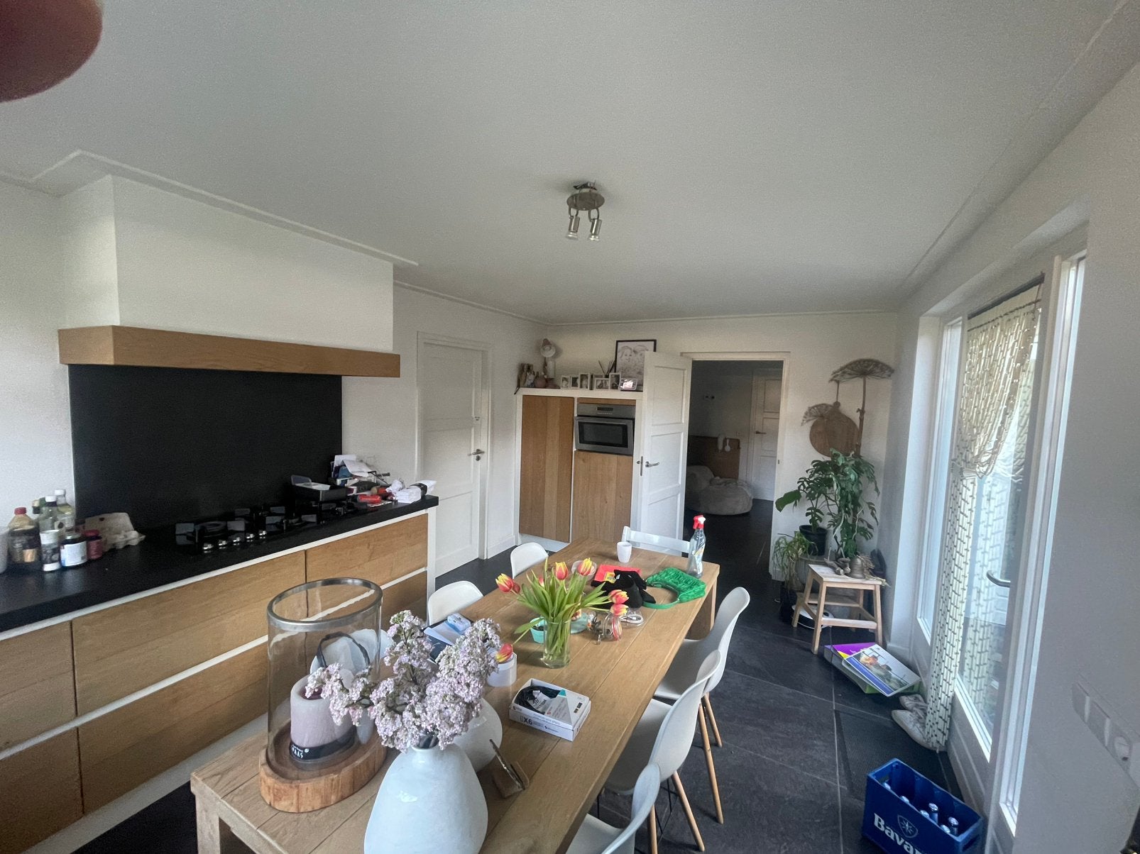 Hard stenen keuken blad, Huis en Inrichting, Keuken | Keukenelementen, Ophalen, Zwart, 50 tot 100 cm, Zo goed als nieuw